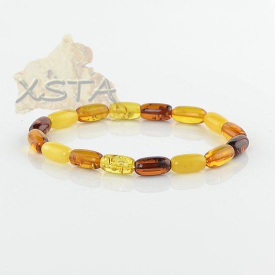 Mix tube wholesale amber bracelet